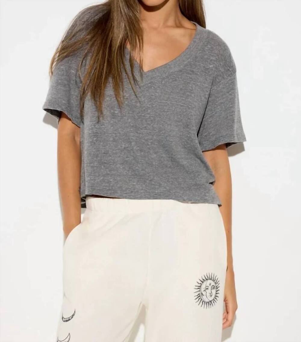 NEW SPIRITUAL GANGSTER power of sun feliz tee in heather grey